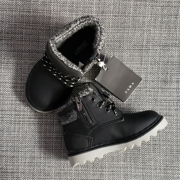 Zara Toddler High Top Boots - Picture 7 of 8